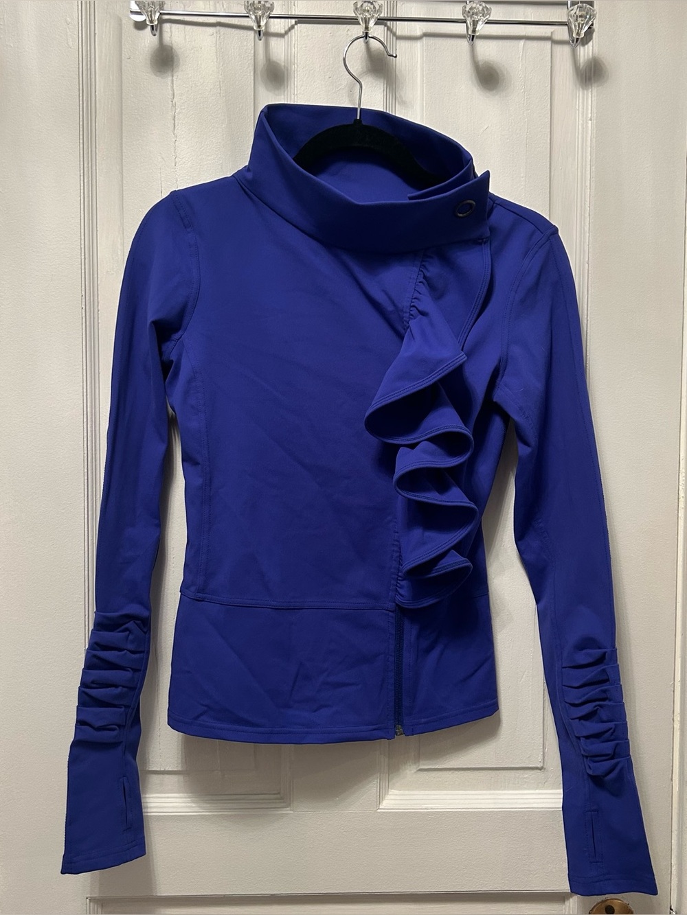 Ruffle Athletic Jacket
